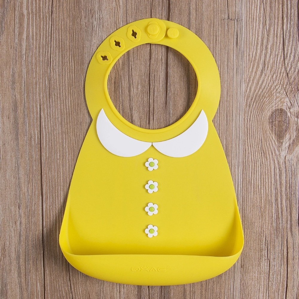 Silicone Baby Bibs - GIRL